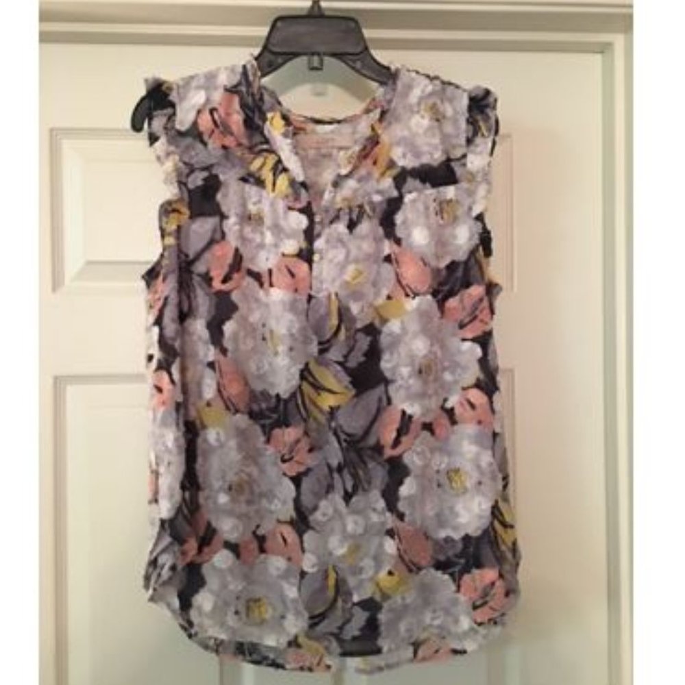 LOFT Women's Floral Blouse
